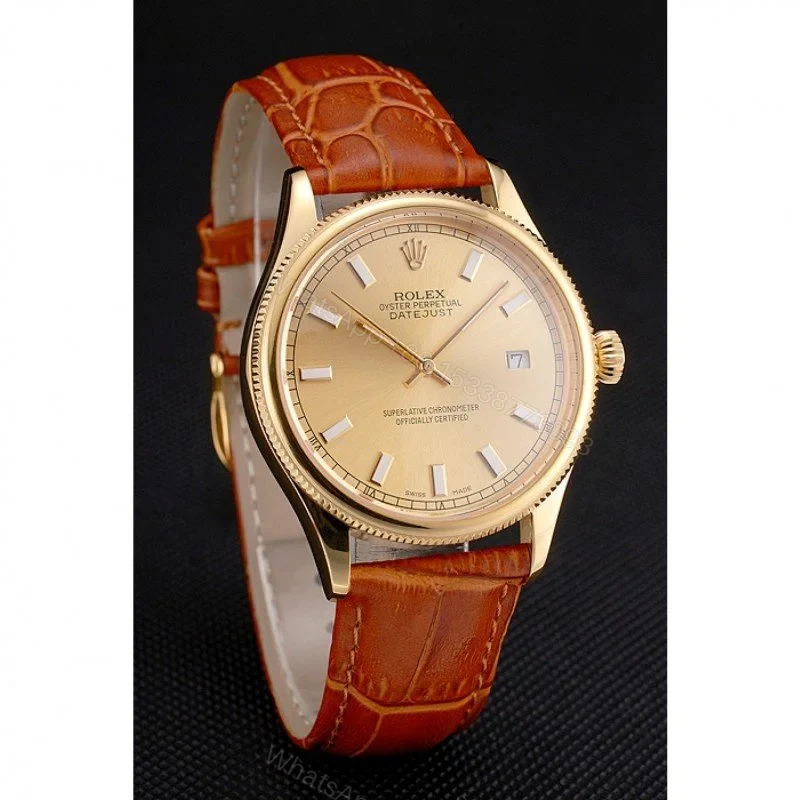 View 3 of Superclone Rolex Datejust Gold Dial REP016818 38 mm