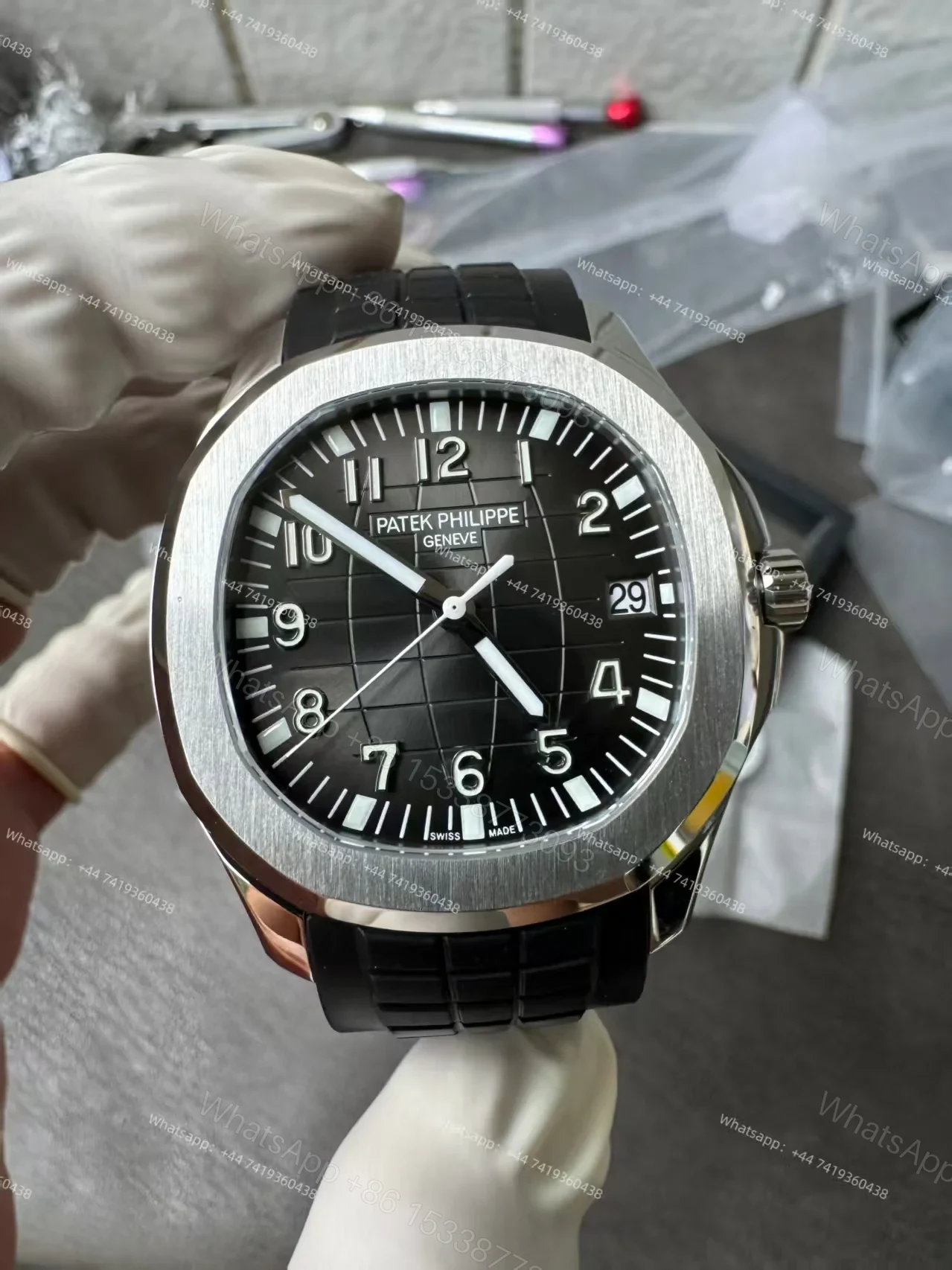 View 11 of Patek Philippe Super Clone Aquanaut 5167A-001 40MM Black dial