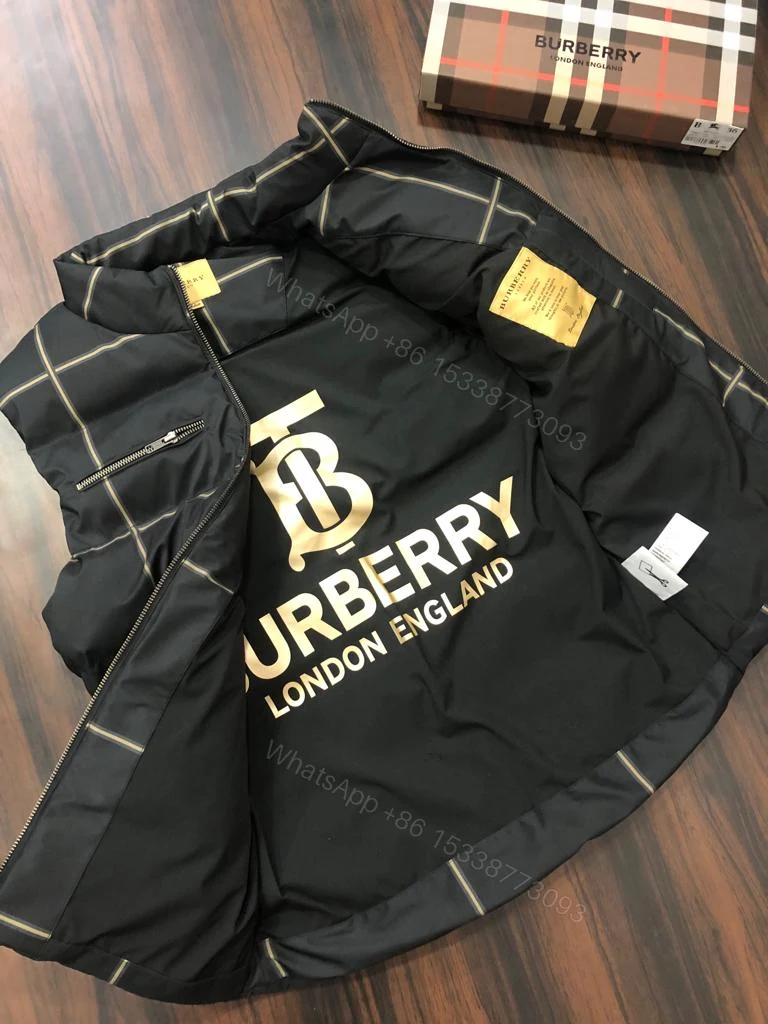View 11 of First Copy Burberry Half Sleeves Puffer Jacket