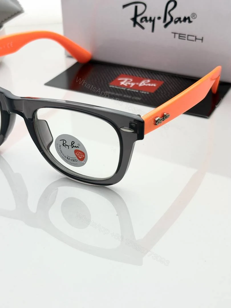 View 5 of First Copy Ray-Ban 2140 Grey Orange Day Night Sunglasses UV Protected Premium Quality