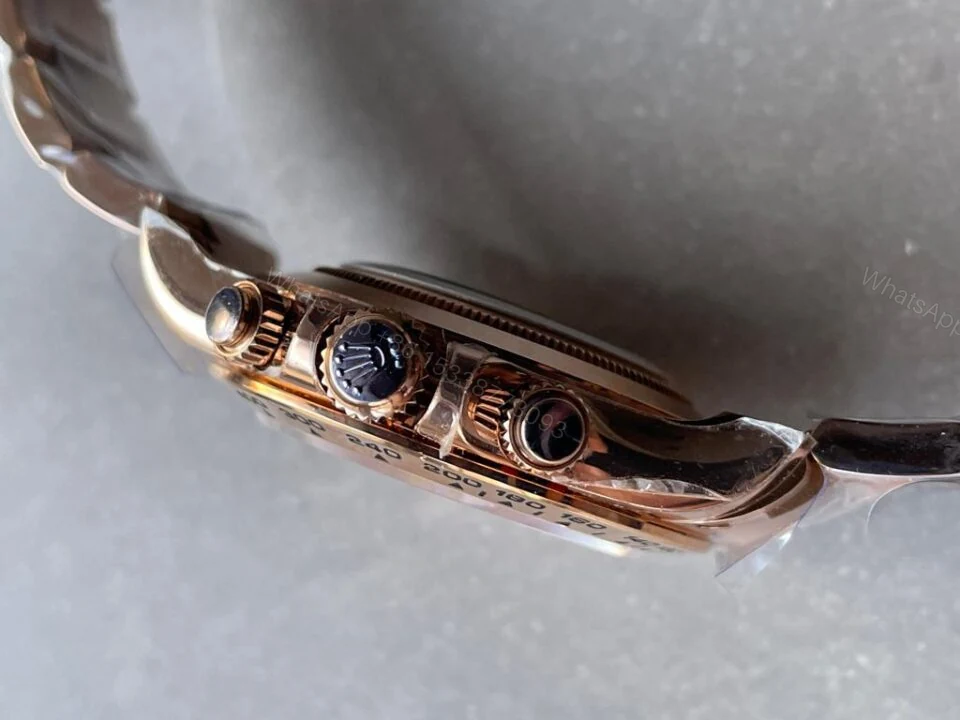 View 7 of BTF Factory 1:1 Rolex Daytona 116505 904L RG Rose Gold Dial A4130