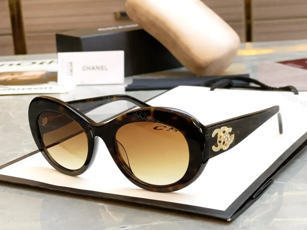 View 5 of Chanel-Inspired Black Cat-Eye Sunglasses: Luxe Silhouette
