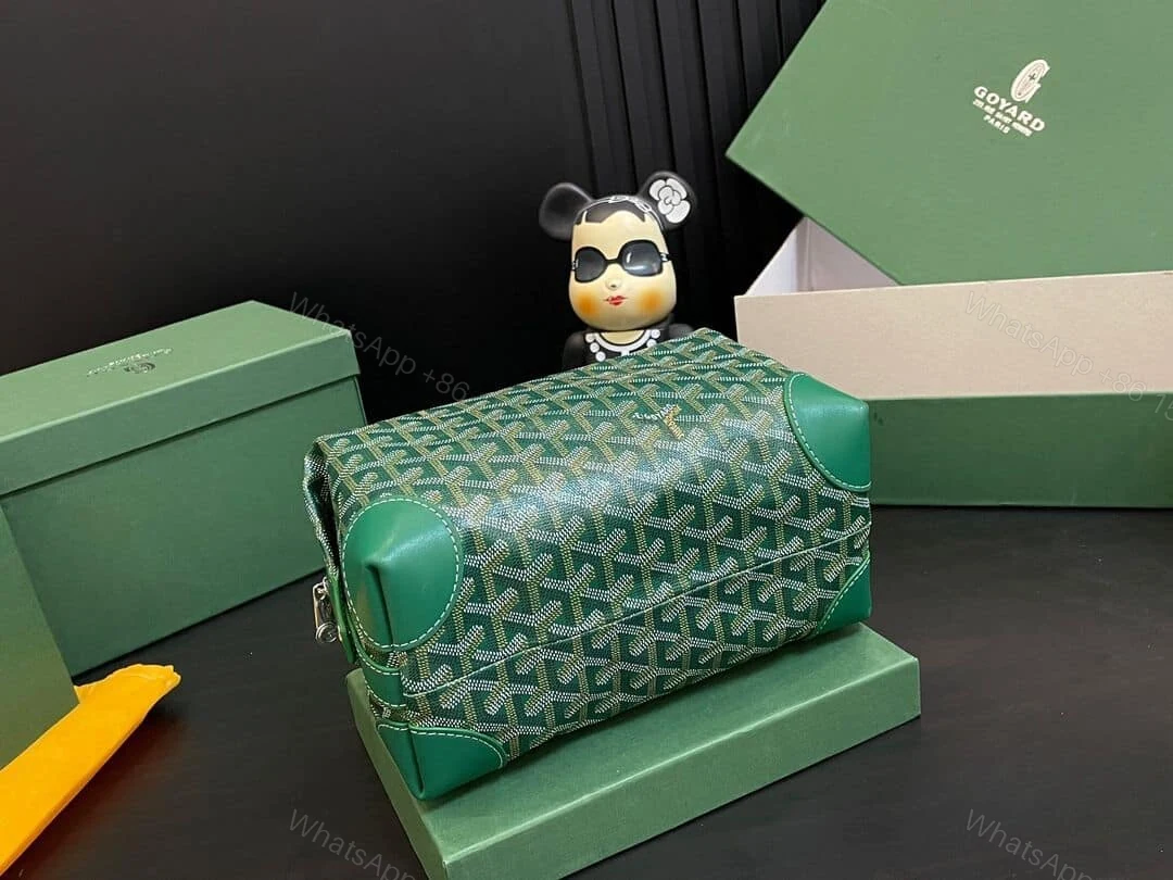 View 4 of GOYARD BOWLING 25 TOILETRY BAG GREEN 23CM BOWLIN025TY09CL09P