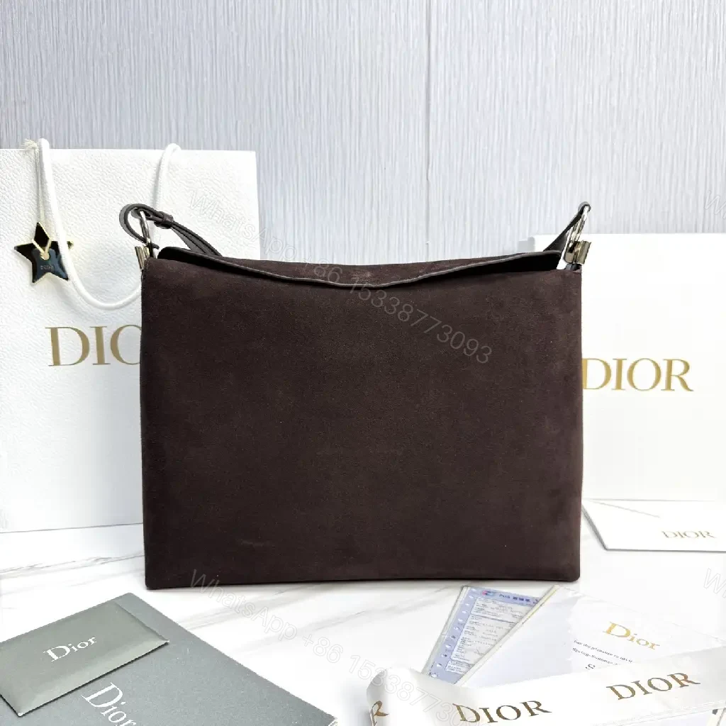 View 2 of Rich Suede Crossbody: Minimalist Hardware, Everyday Luxury