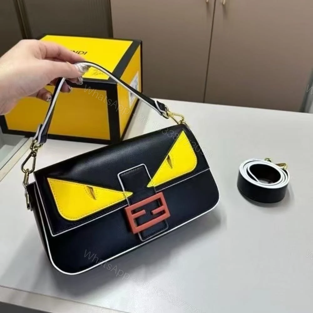 View 2 of FENDI BAGUETTE LUNAR NEW YEAR BAG BLACK 26CM