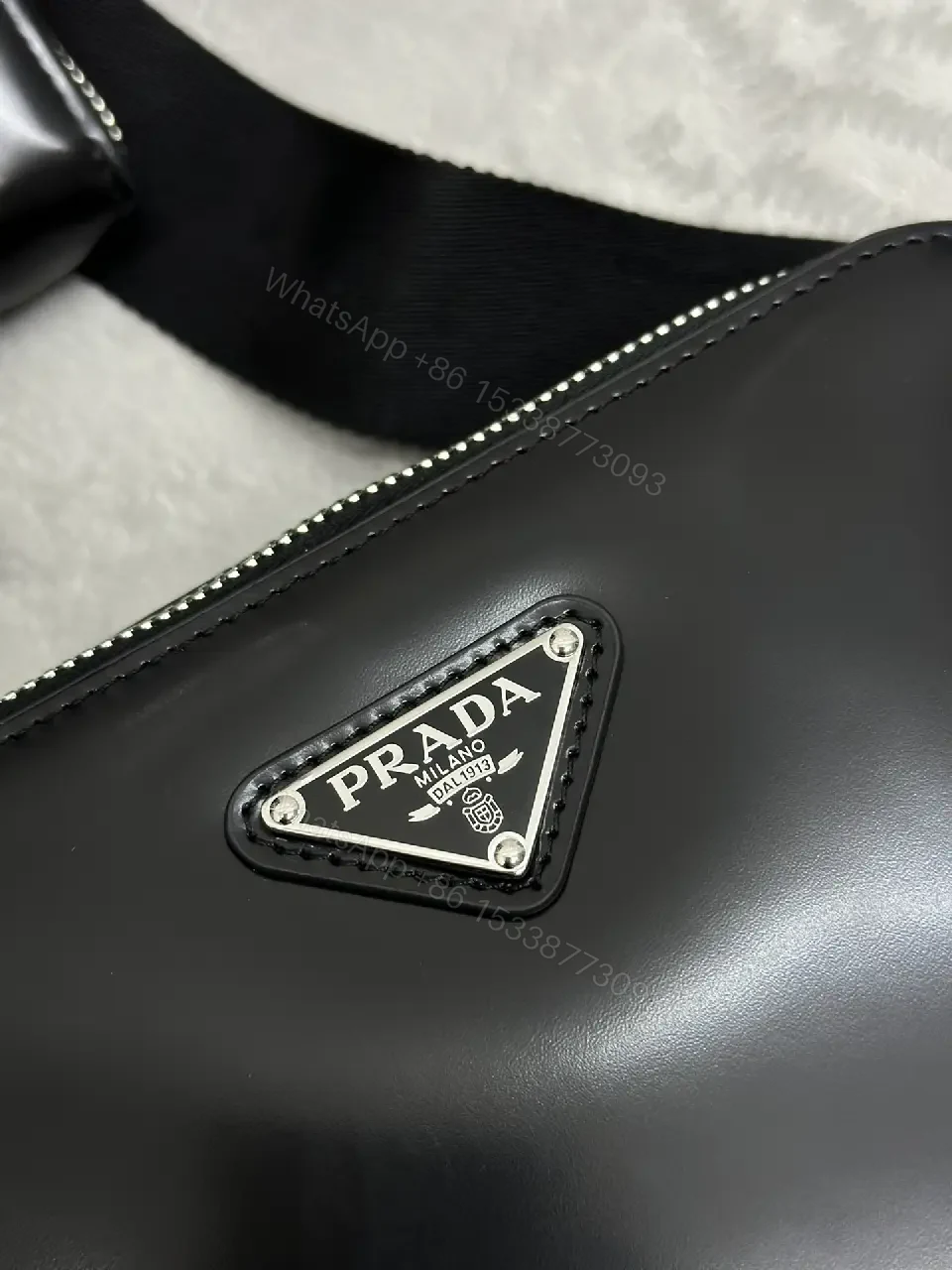 View 8 of Black Coated-Fabric Crossbody All-Day Luxury Set
