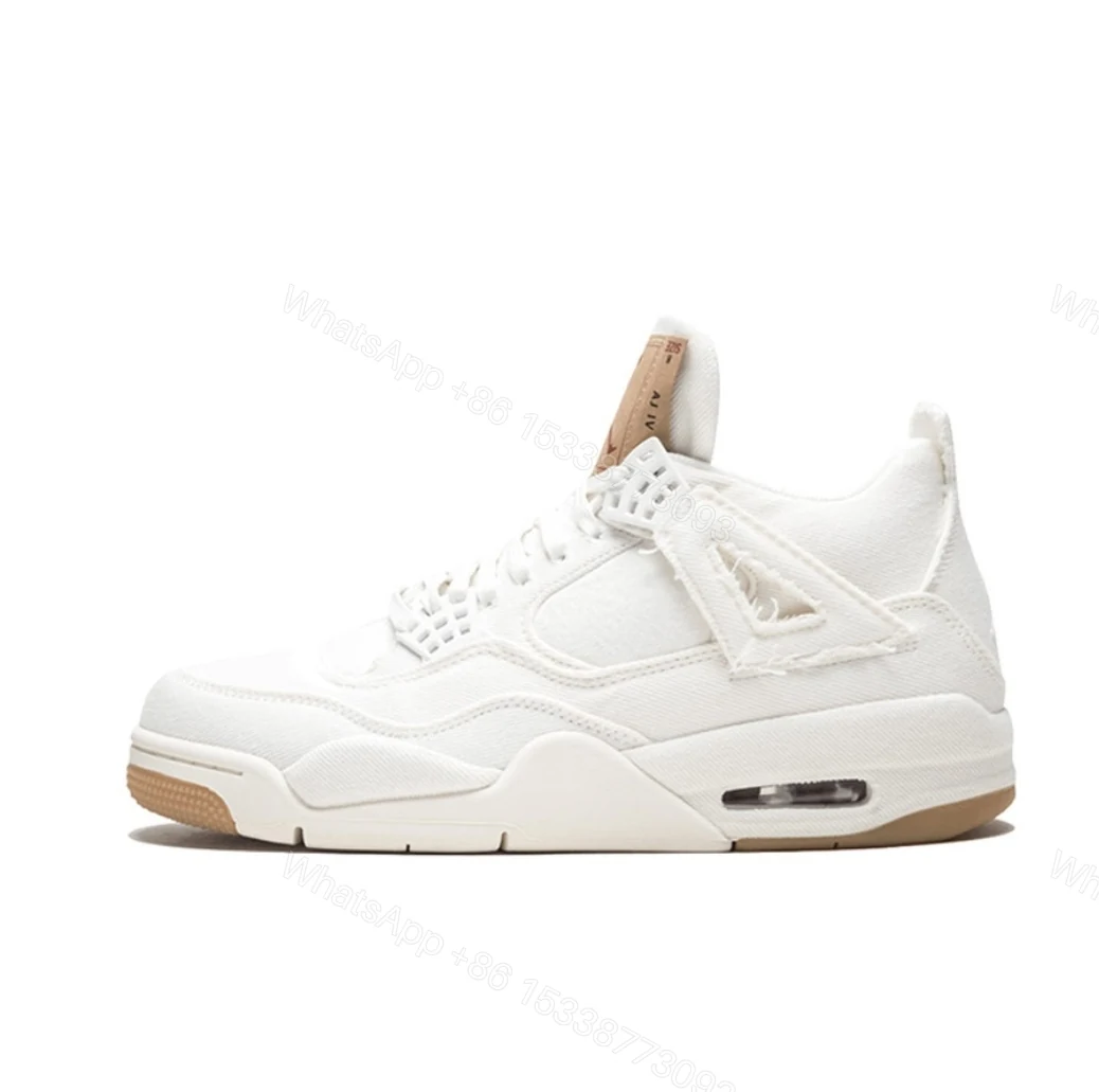 View 7 of Air Jordan 4 Retro Levi's White (Levi's Tag)
