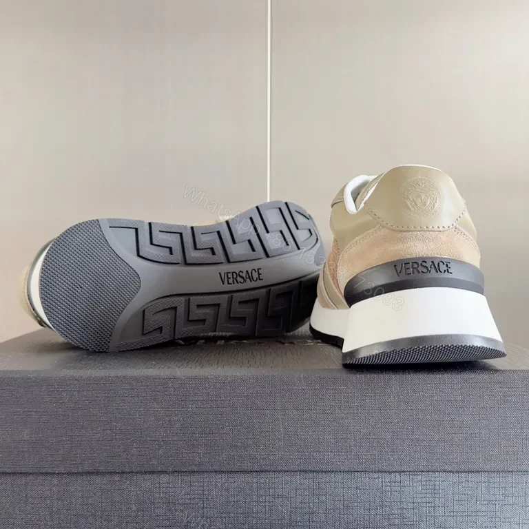 View 7 of Versace-Inspired Luxury Sneakers: Embellished Comfort