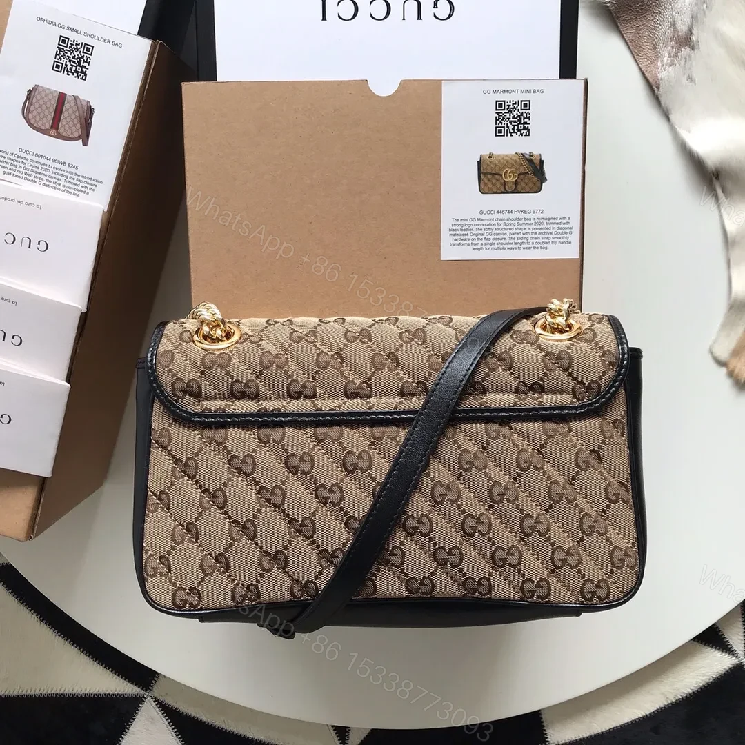 View 3 of Gucci GG Marmont GG Shoulder Bag Small