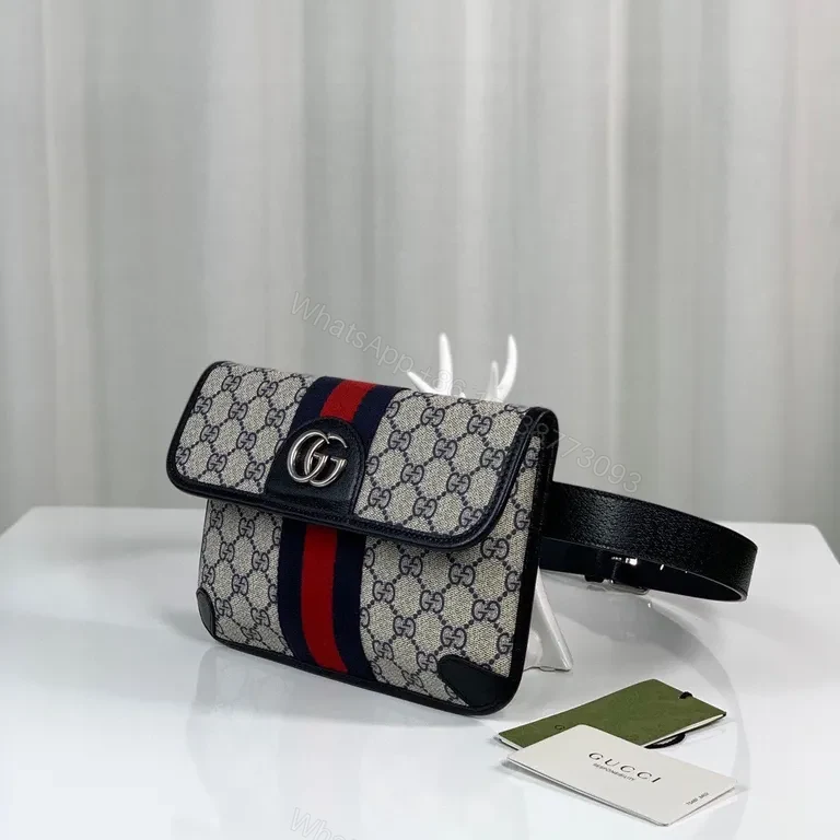 View 5 of GG Supreme Canvas Belt Bag: Structured Luxury, Hands-Free Style