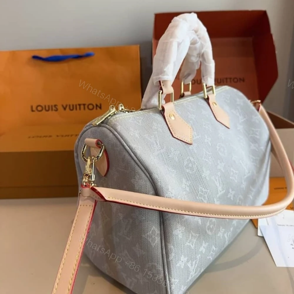 View 6 of Louis Vuitton Speedy Soft 30 Washed Gray 30Cm M13344