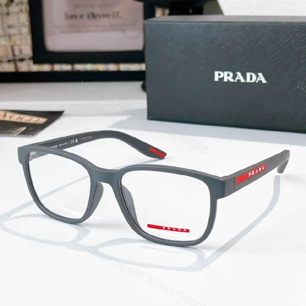 View 3 of Matte Black Prada Sunglasses – Subtle Metal Accents, Polarized UV