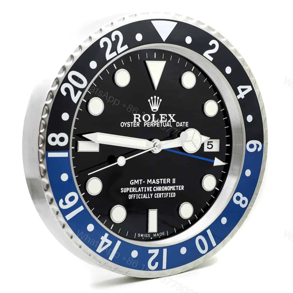 ROLEX WALL CLOCK – GMT MASTER II BATMAN — view 1