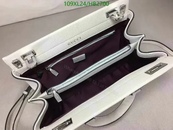 View 17 of Gucci Knockoff Black Zumi Medium Top Handle Bag HB27001