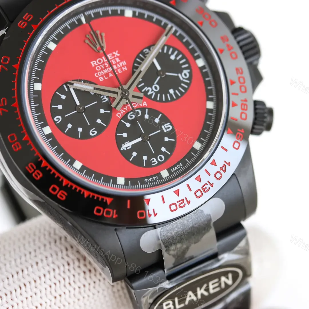 View 5 of Rolex Daytona Red Dial Black Ceramic Bezel 40mm ROLEX-DAYTONA-RED-BLK-CER-40