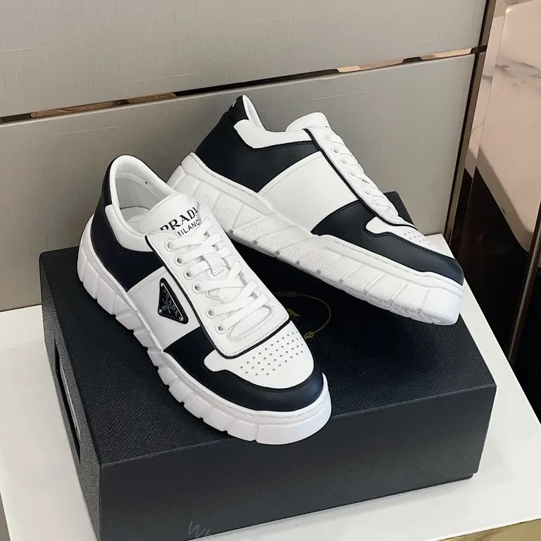View 7 of Bold Contrast Prada-Inspired Sneakers: All-Day Comfort