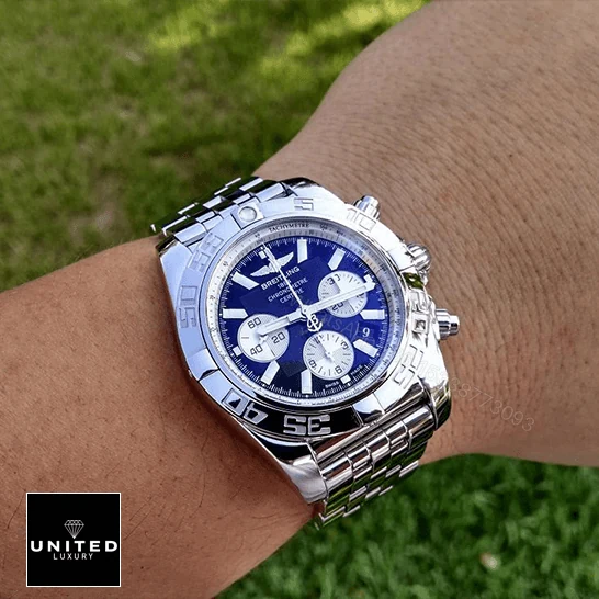 View 7 of Breitling Chronomat 44 Black Replica
