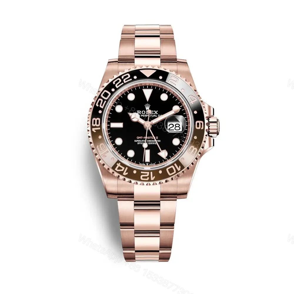 Rolex GMT-Master II Rose Gold 126715CHNR – 40mm Replica — view 1