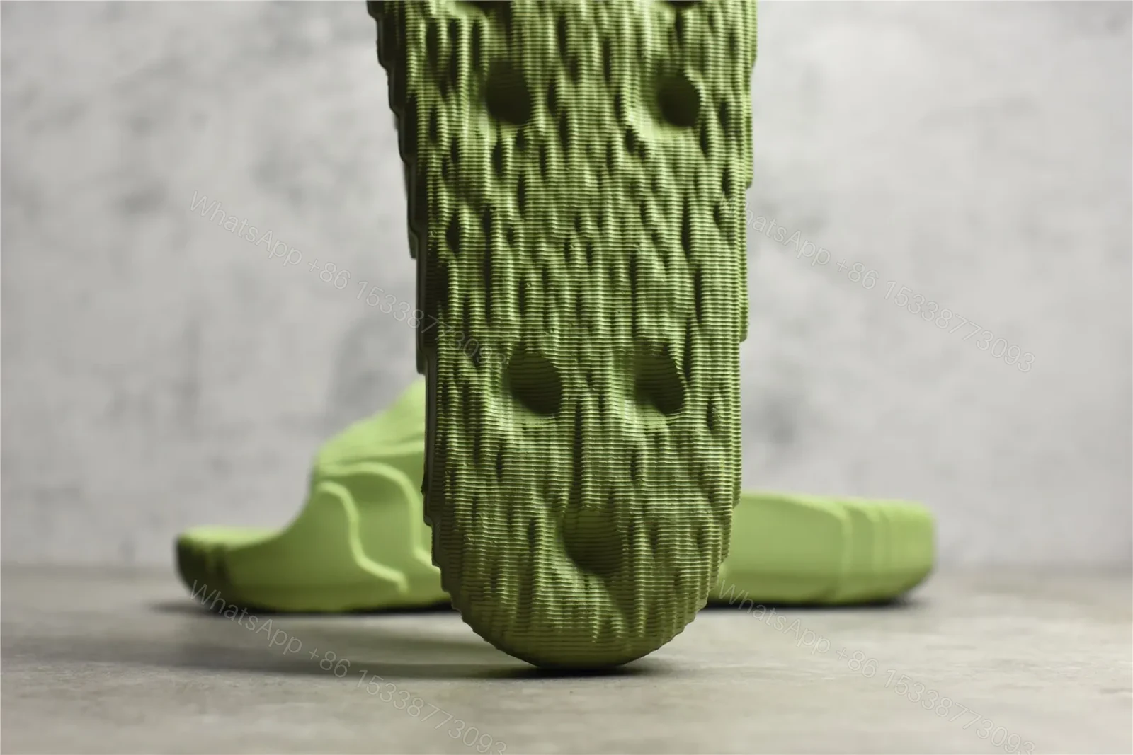 View 8 of UA originals adilette Green