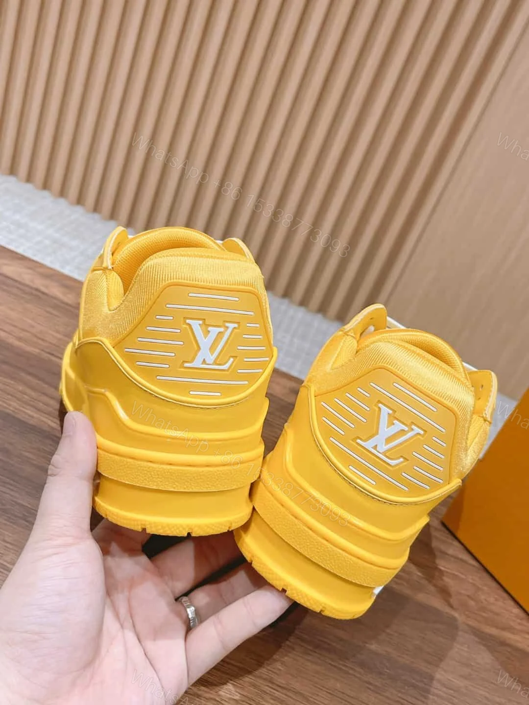 View 4 of LOUIS VUITTON TRAINER SNEAKERS IN YELLOW – LSVT338