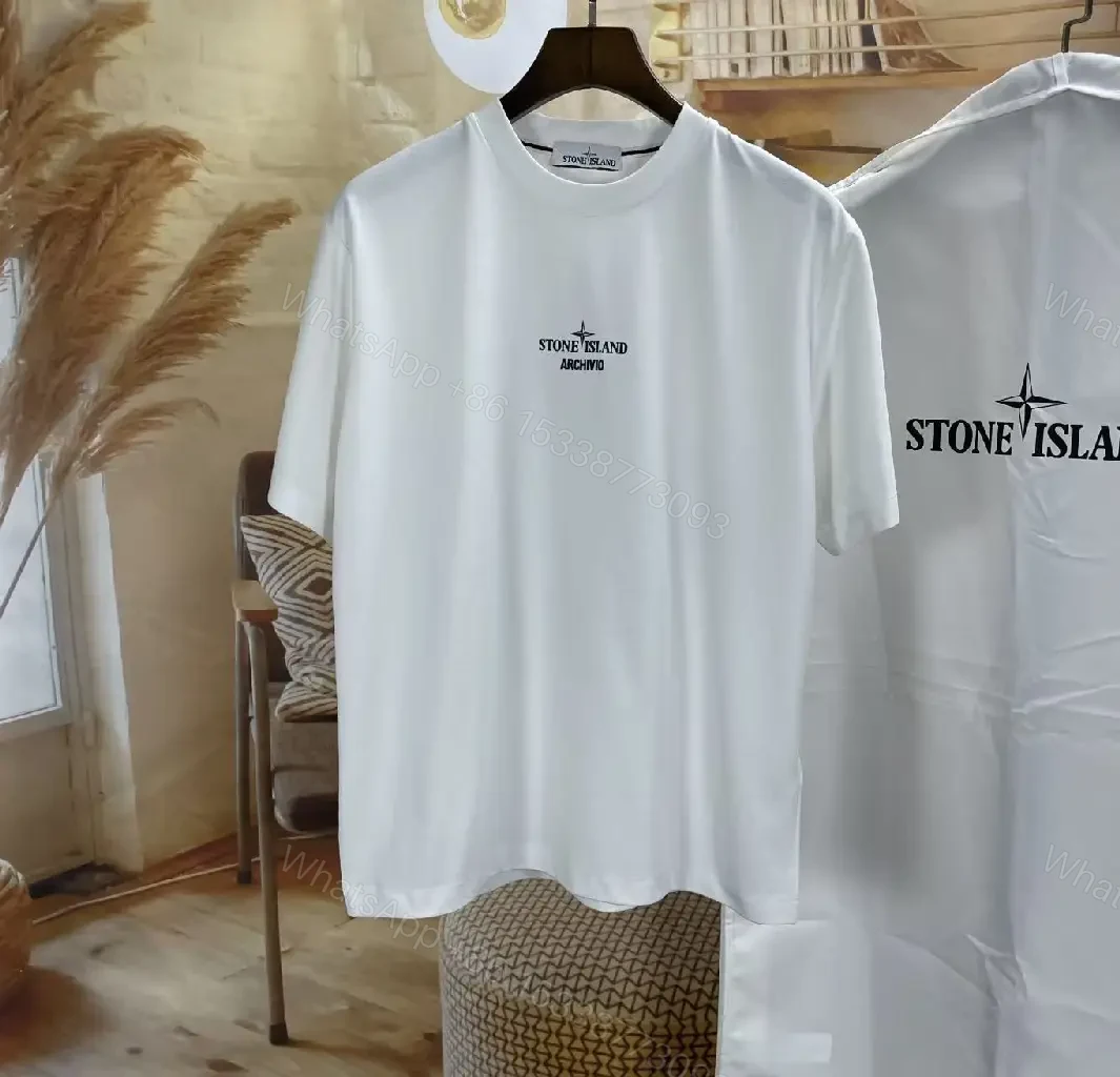 View 2 of Minimalist White Tee with Subtle Logo – Premium Everyday Comfort