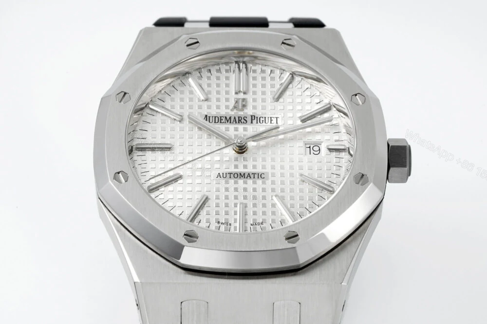 View 3 of Royal Oak 15400 1:1 Best Edition SS/RU White Textured Dial Super Clone