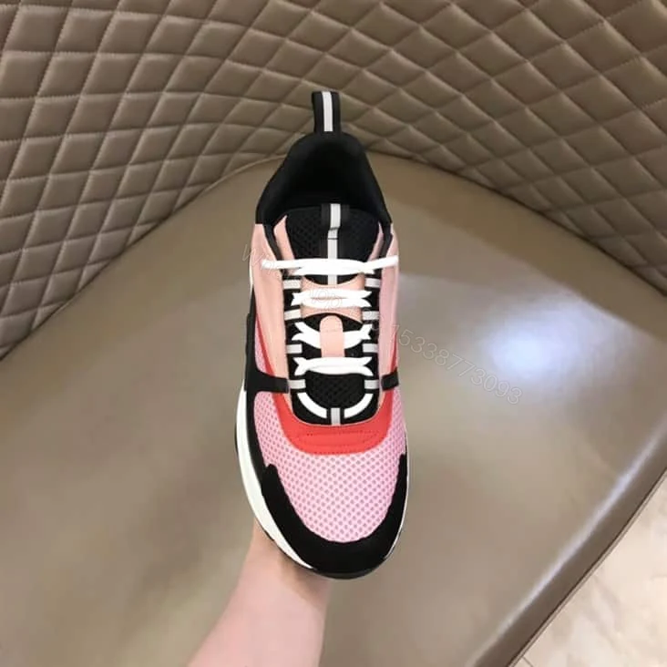 View 5 of B22 SNEAKER TECHNICAL MESH WITH AND CALFSKIN – CD101