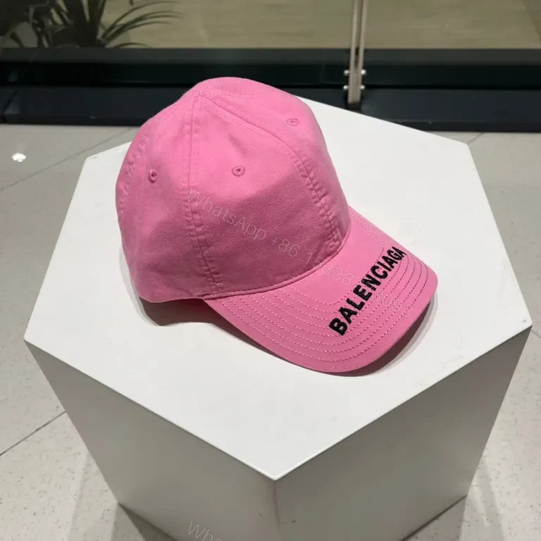 View 4 of Bold Pink Balenciaga-Inspired Cap â€“ Premium Everyday Style