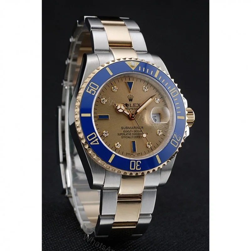 View 3 of Replica Rolex Submariner Gold Dial rl55