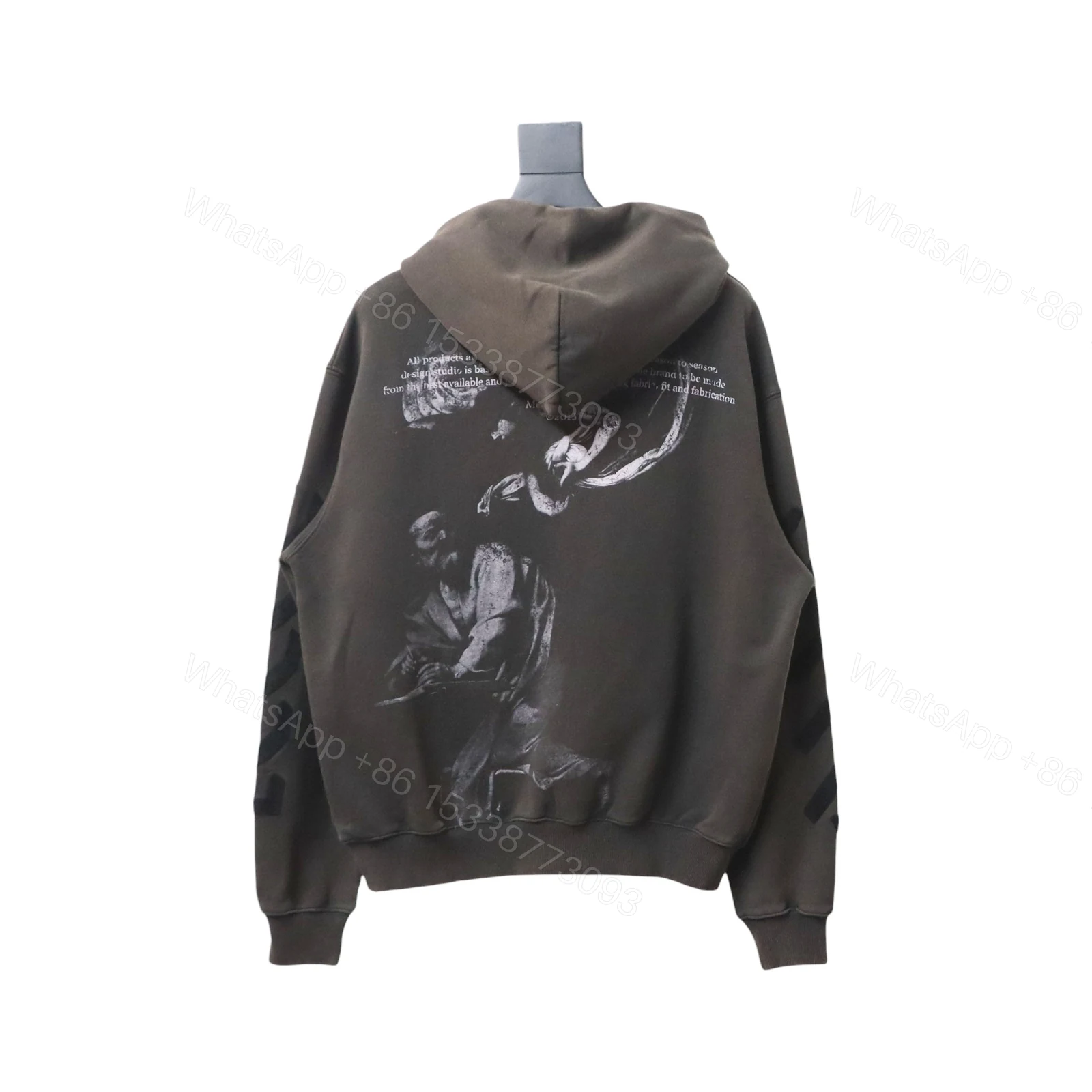Off-white Washed old man print hoodie — view 2