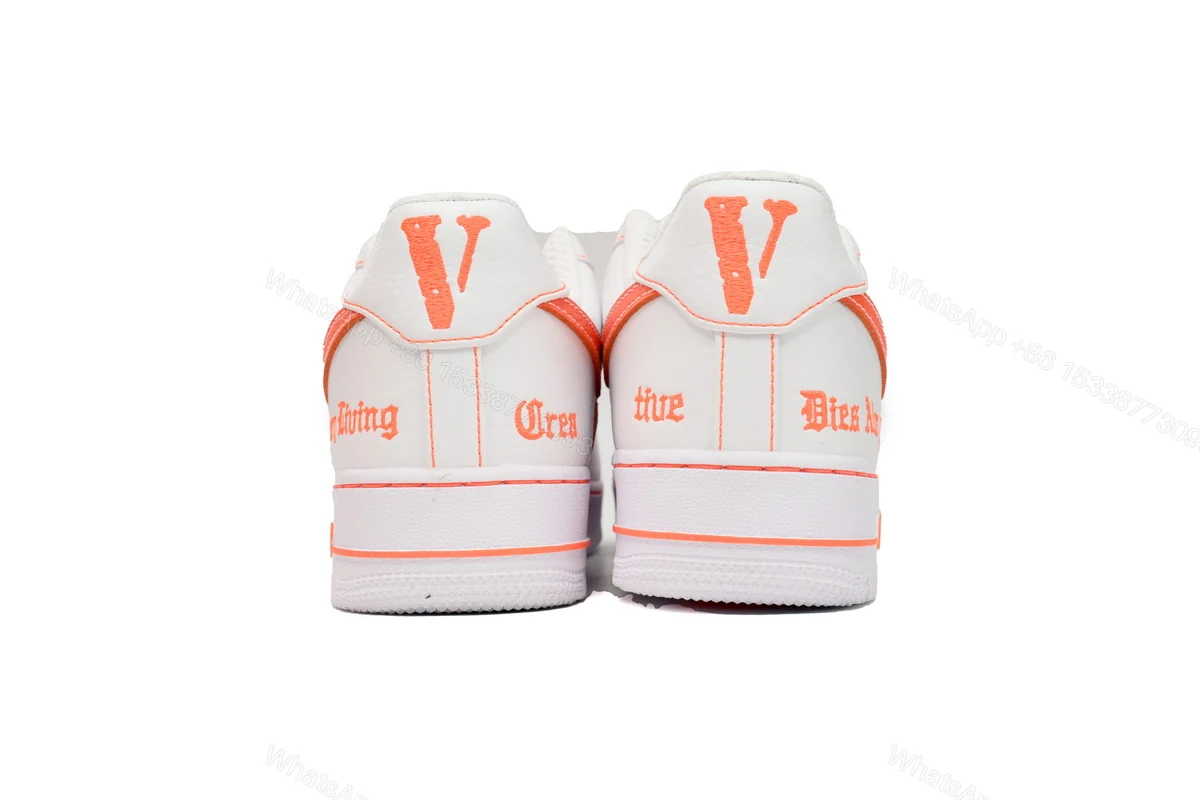 View 3 of Nike Air Force 1 Low Vlone White Orange AA5360-100