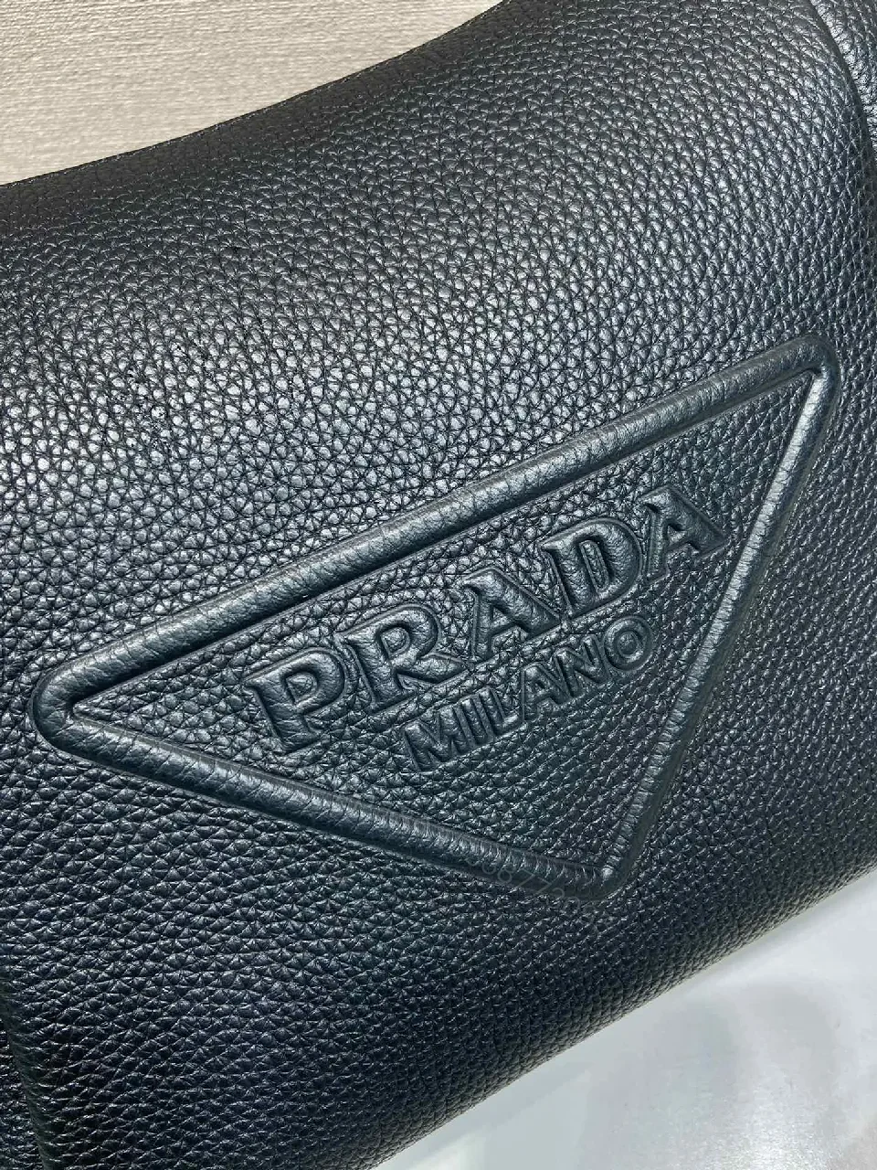 View 6 of Pebbled Leather Crossbody: Compact, Urban-Edge Essential Bag