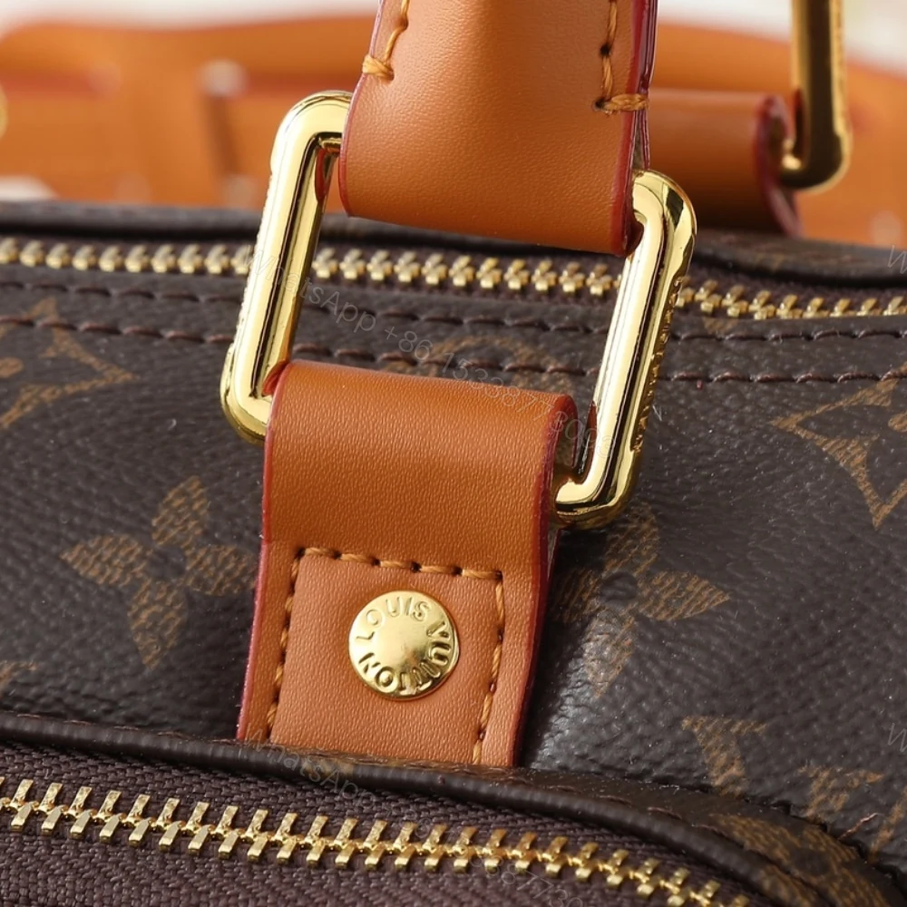 View 7 of Louis Vuitton Keepall Cargo Bag 25 Brown 25Cm M14981