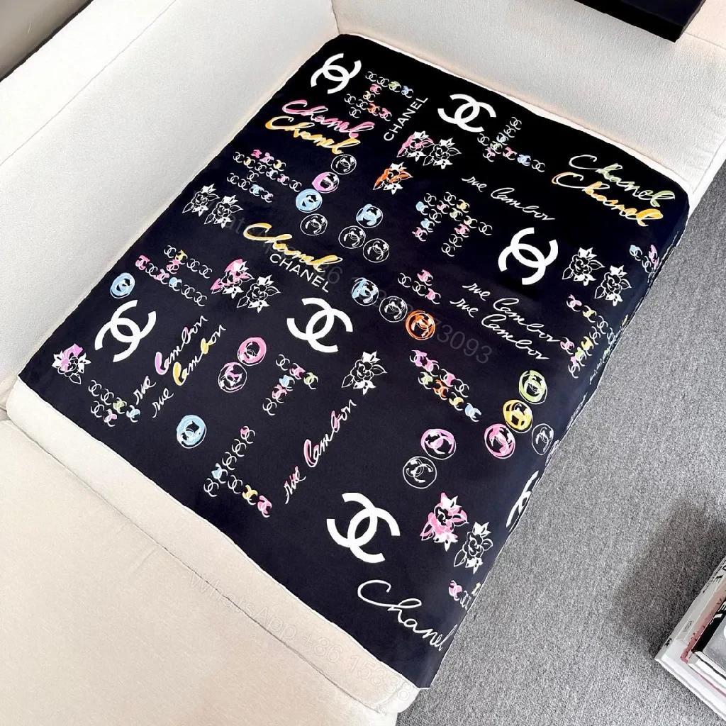 Navy Faux Fleece Throw: Luxe Patterned Cozy Comfort — view 1
