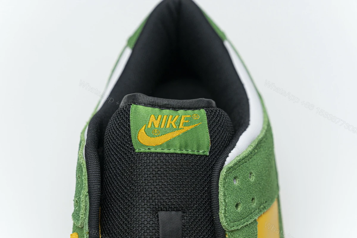 View 9 of Nike Dunk Low Green Yellow 804292-132