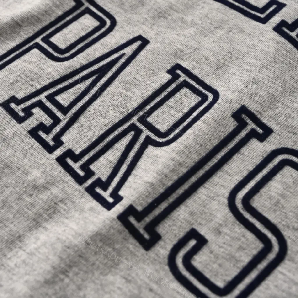 View 10 of Grey Cotton Jersey Casual Arched Text Graphic T-Shirt