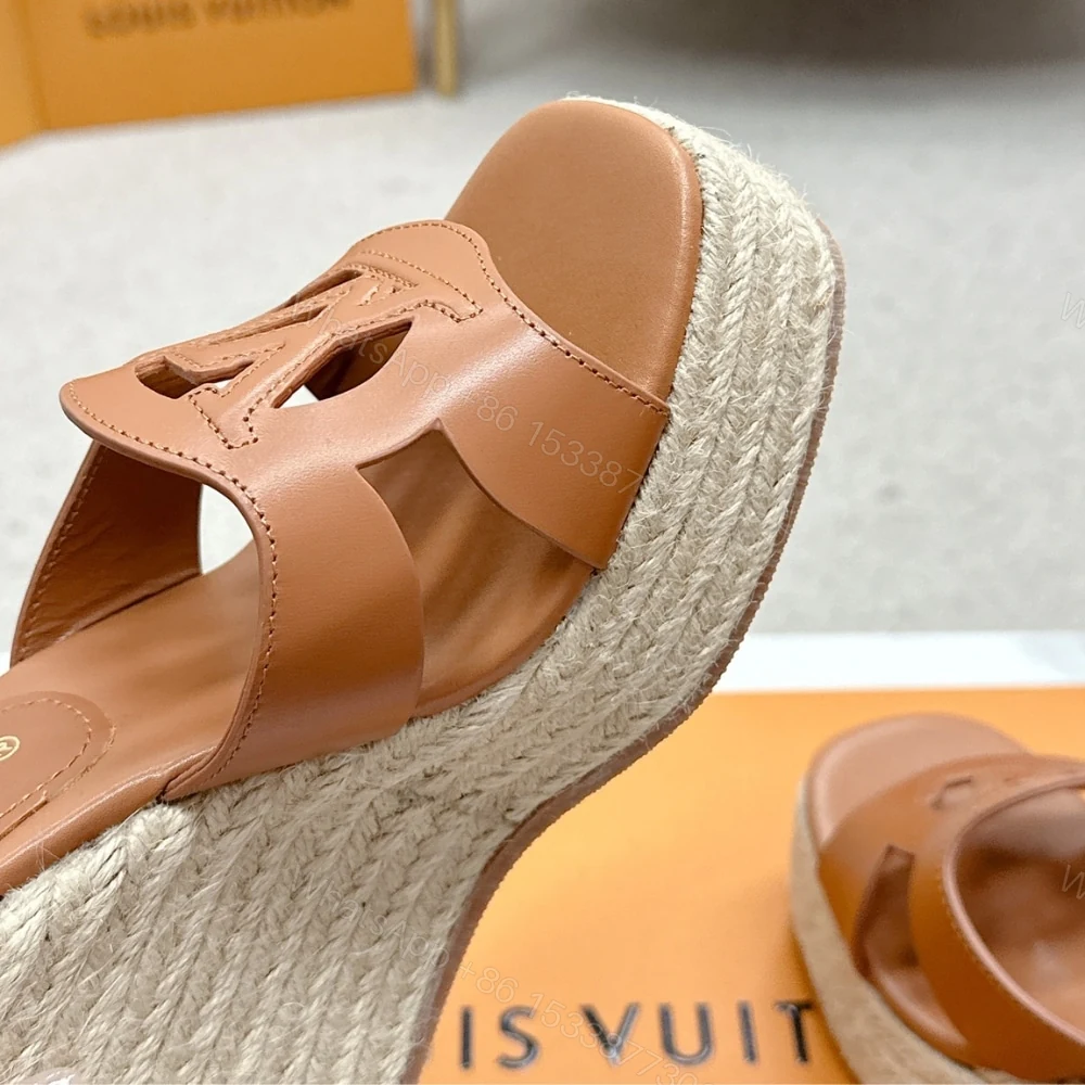 View 6 of LV ISOLA WEDGE SANDAL COGNAC 1ACI7N