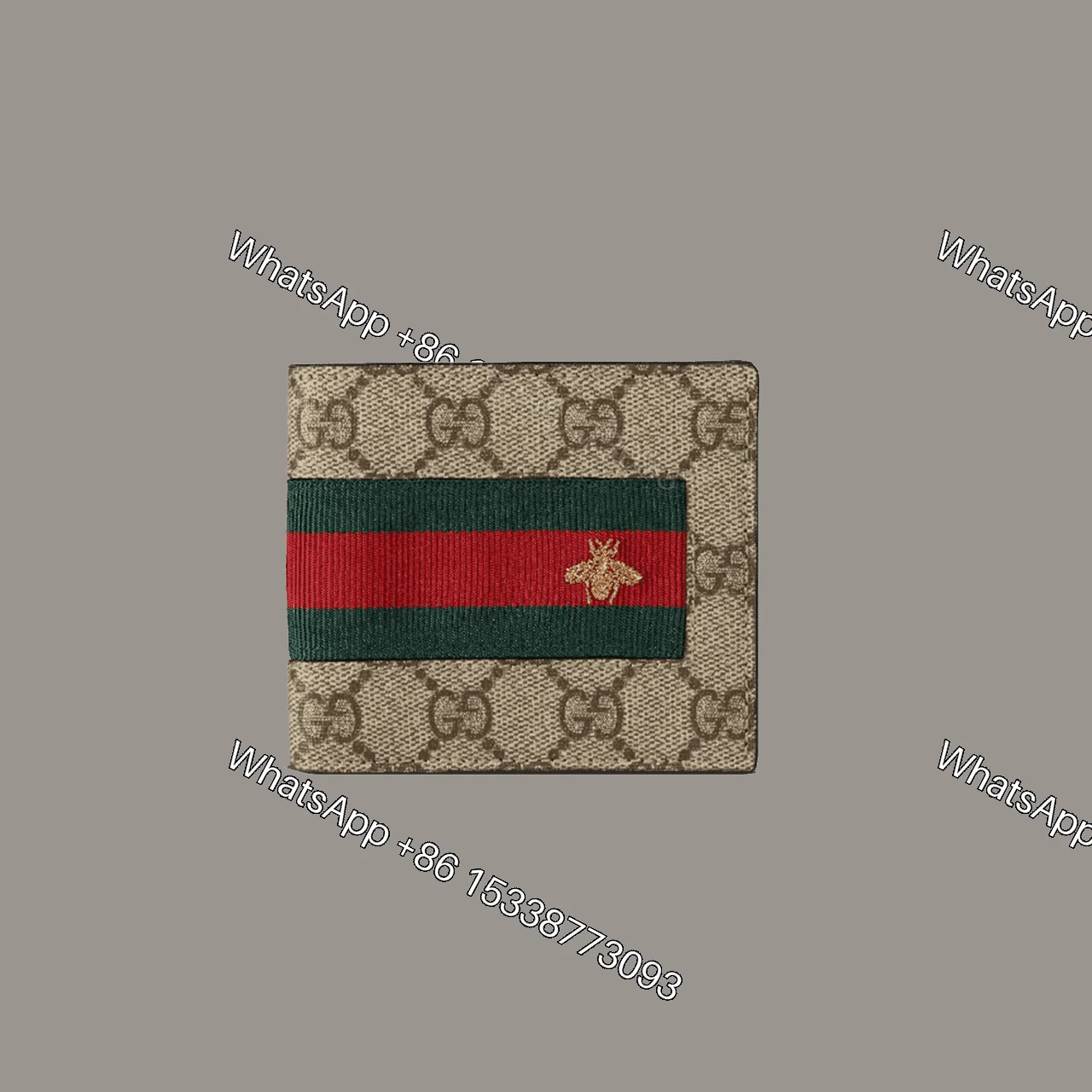 GUCCI WEB GG SUPREME WALLET — view 1