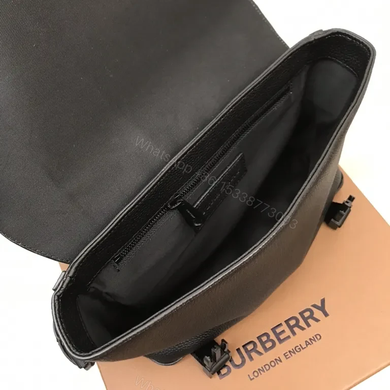 View 5 of Slim Black Pebbled Leather Crossbody: Hands-Free Sophistication