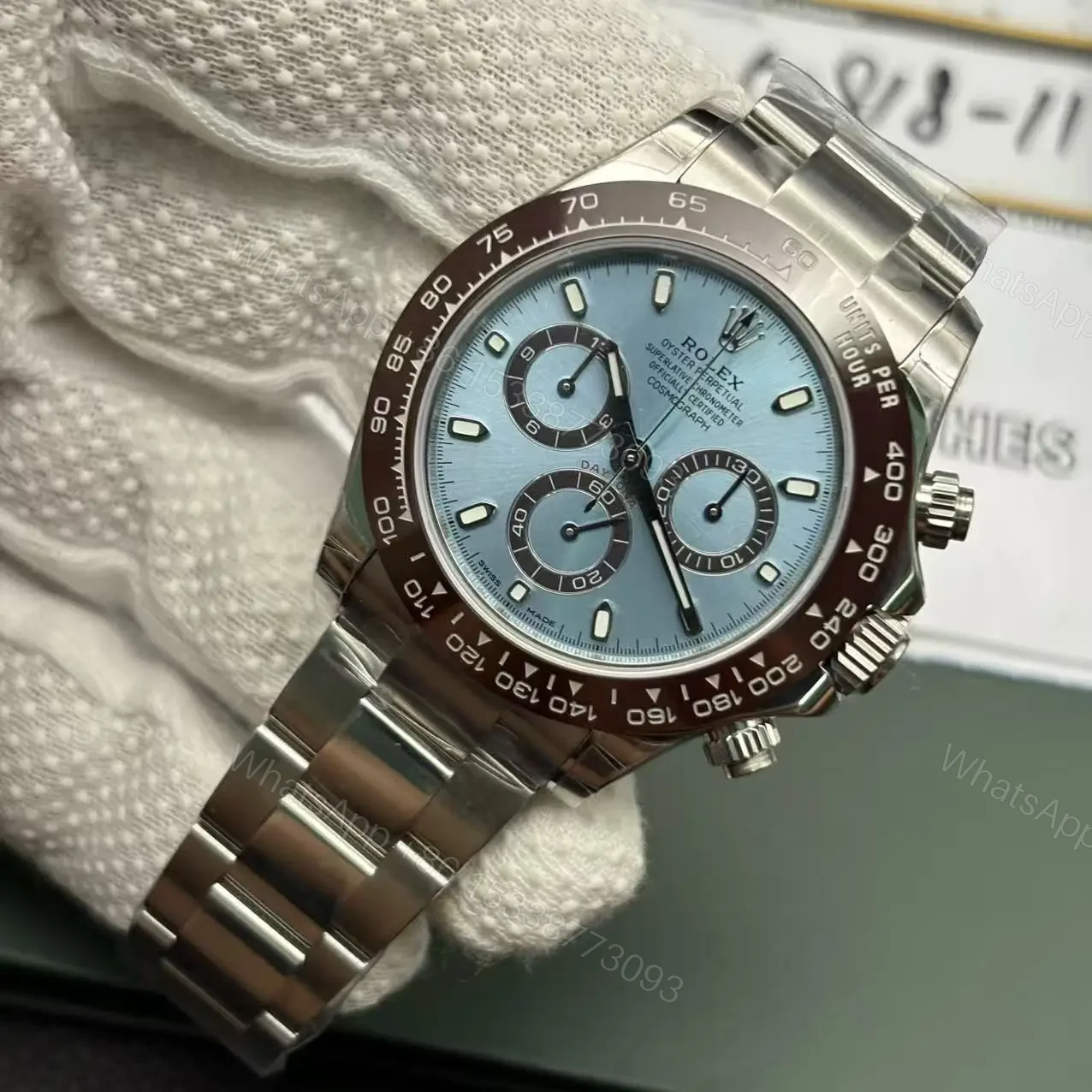 View 3 of Replica Rolex Daytona Blue Super Clone