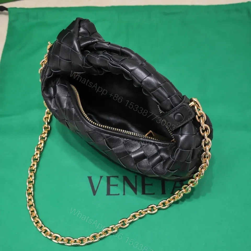 View 5 of Woven Texture Luxury Bag: Sculpted Compact Day-to-Night
