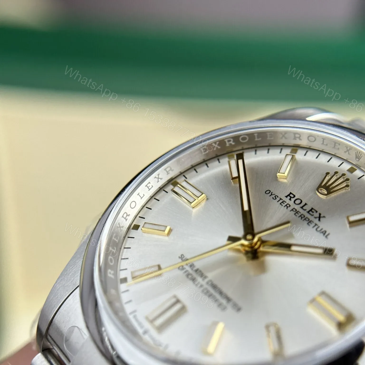 View 6 of Replica Rolex Oyster Perpetual Lady Silver Dial 277200 31 mm
