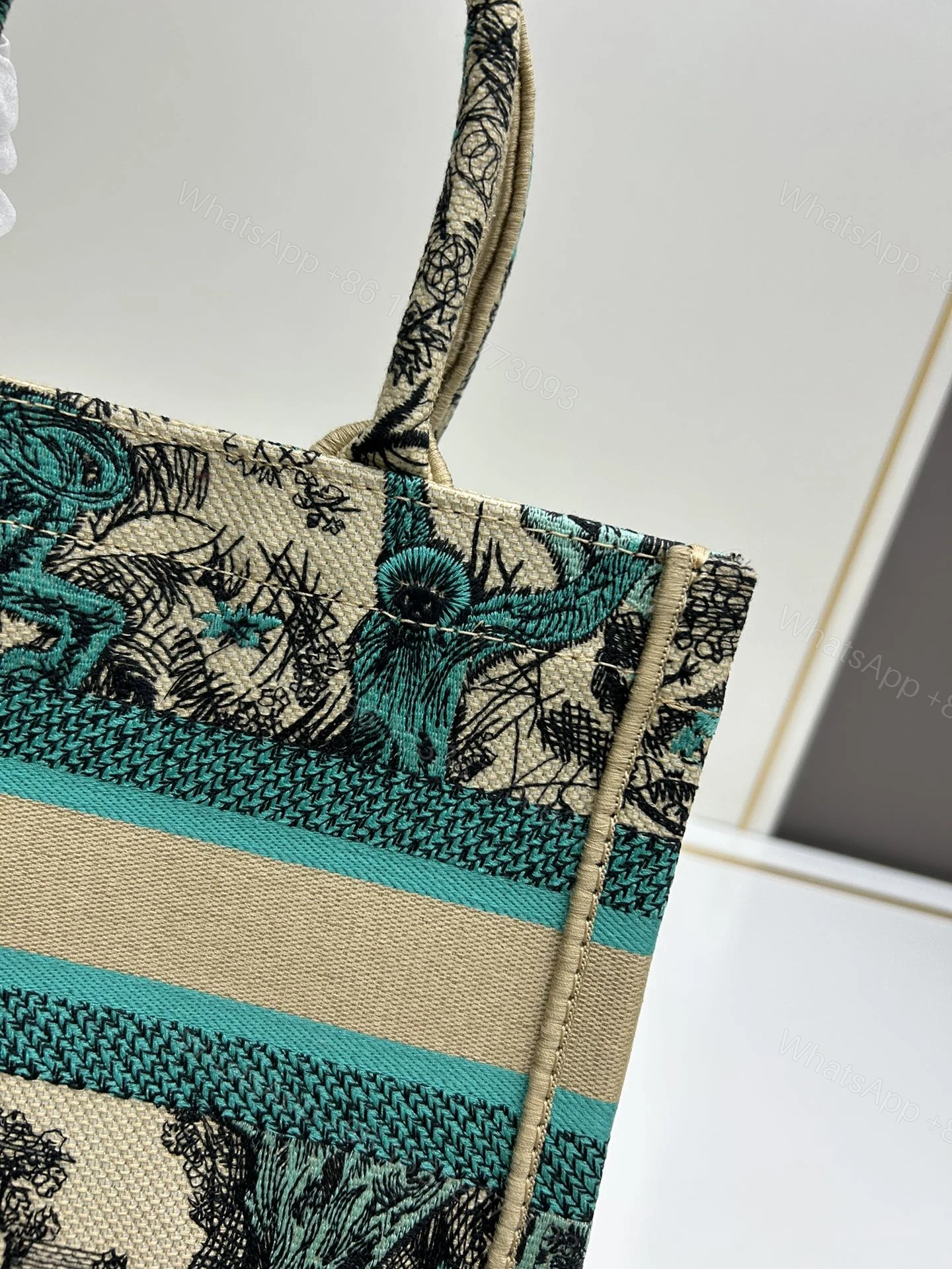 View 6 of Medium Dioriviera Dior Book Tote