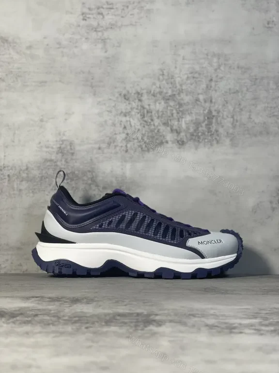 Moncler-Inspired Runner: Structured Mesh, Rugged Sole Sneakers — view 1
