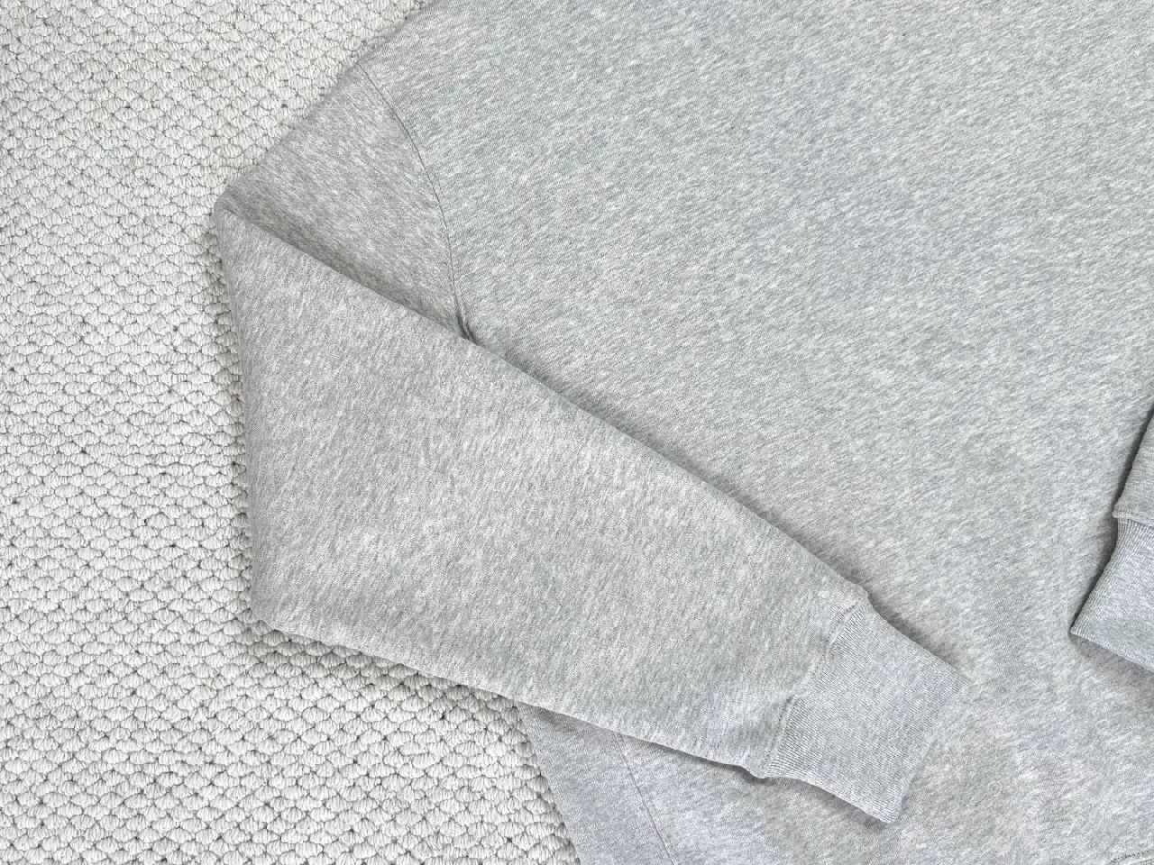 View 7 of Cozy Fleece Zip Pullover: Minimalist Luxury, Gray, Unisex