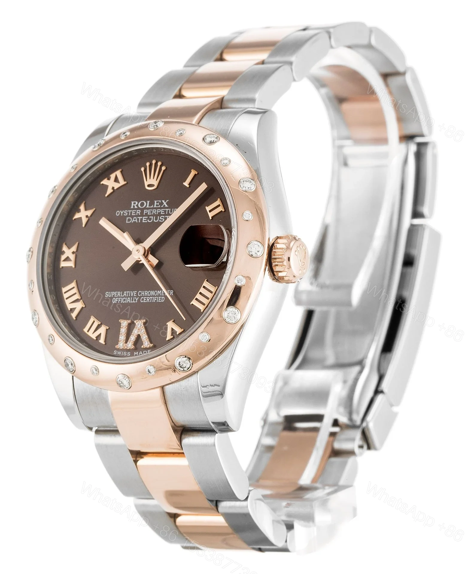 View 2 of Replica Rolex Lady-Datejust Chocolate Dial 178341 31 mm