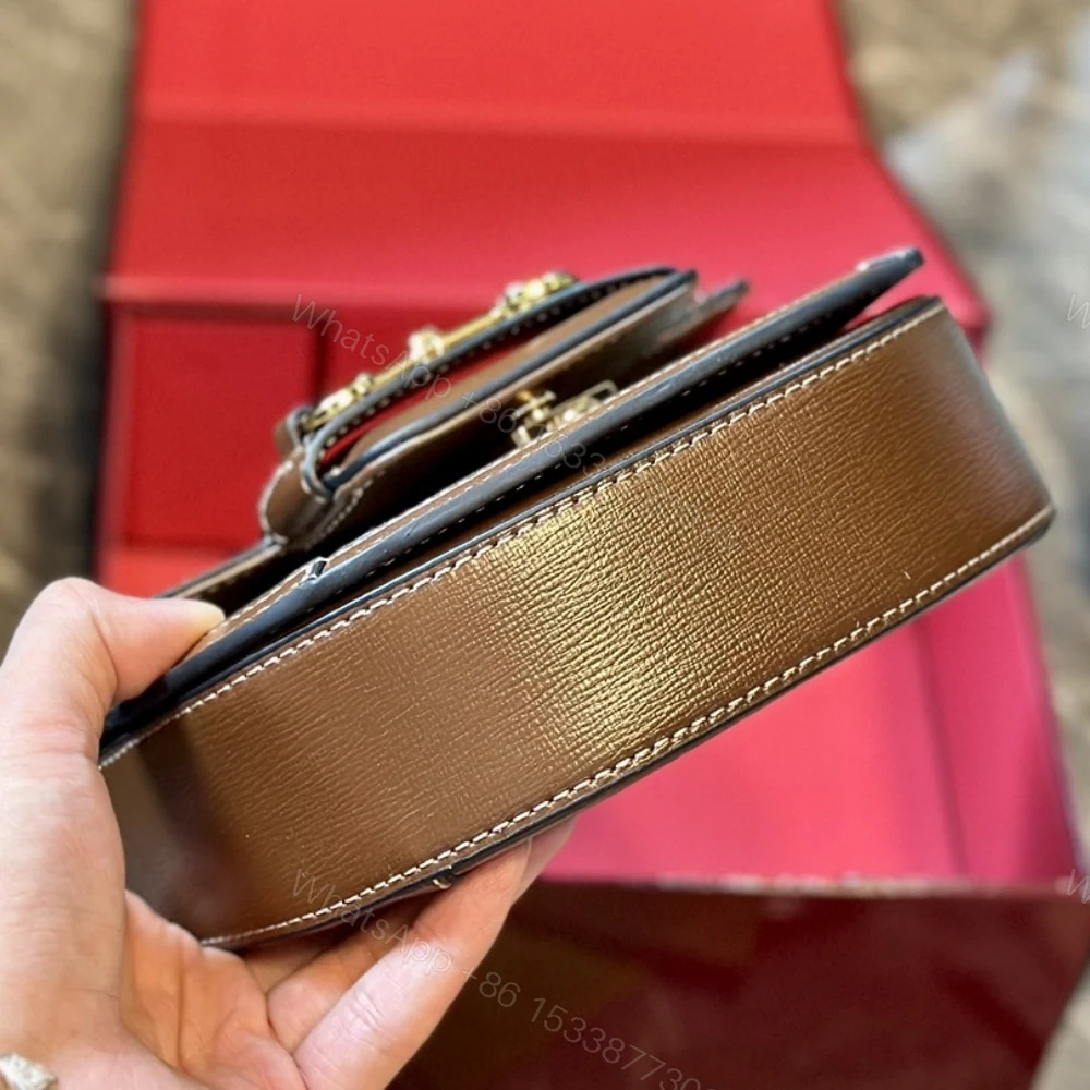 View 3 of Gucci Horsebit 1955 Mini Top Handle Bag Beige And Ebony 14Cm 781387 92TCG 8563