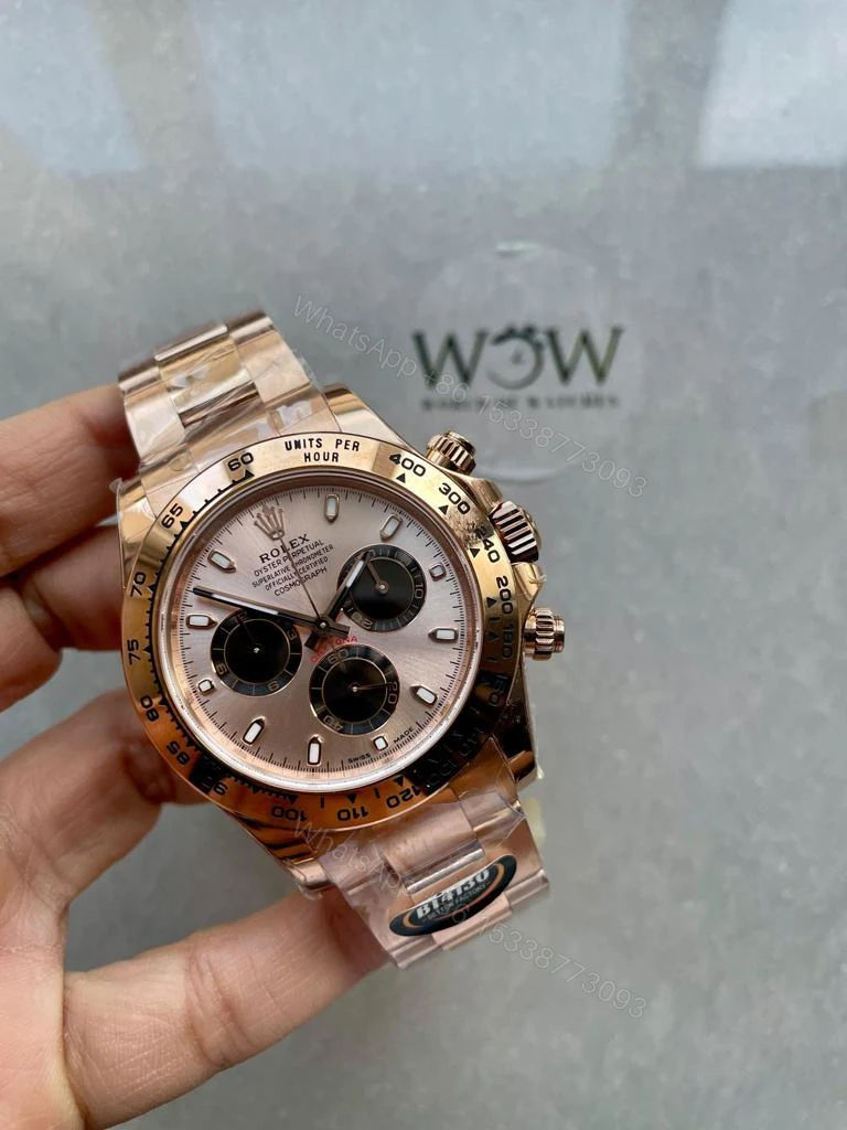 BTF Factory 1:1 Rolex Daytona 116505 904L RG Rose Gold Dial A4130 — view 1