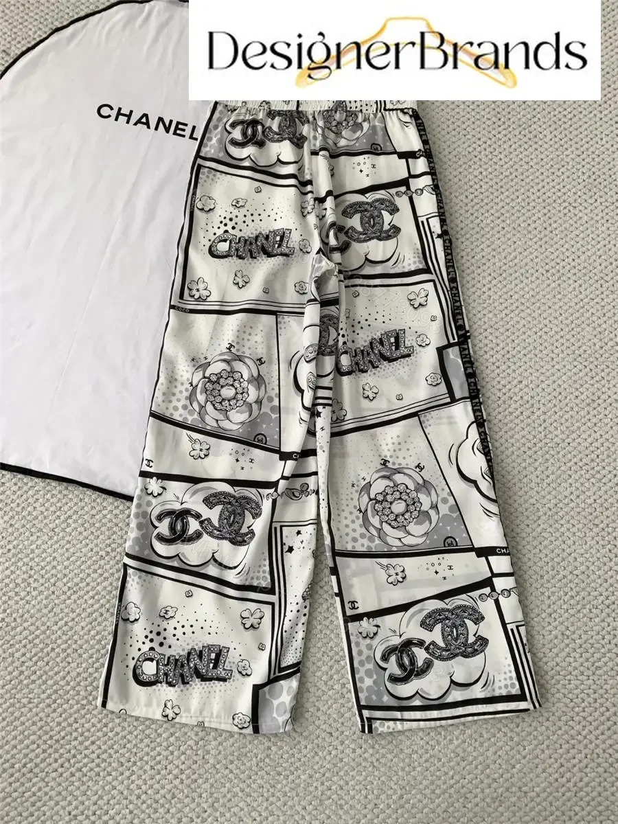 View 2 of Colorful Graphic Panel Pants, Premium Comfort, Relaxed Fit