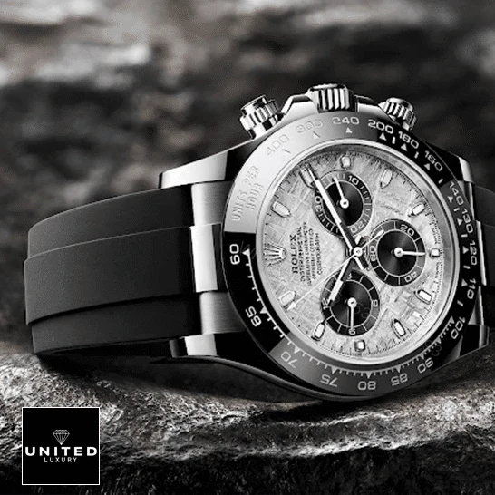 View 7 of Rolex Cosmograph Daytona White Gold Meteorite 116519LN Replica